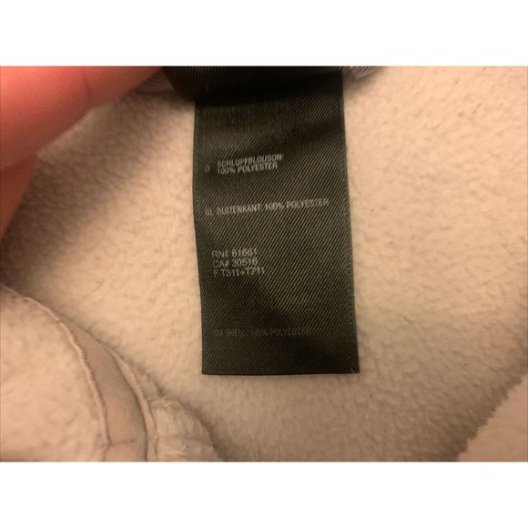 The North Face medium womens fleece full zip white jacket - Picture 5 of 7